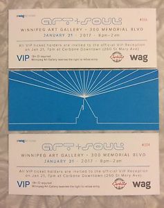 Winnipeg Art Gallery Art & Soul VIP tickets