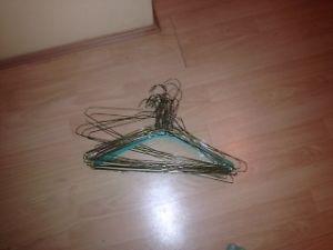 Wire clothes hangers