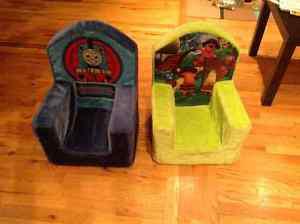 2 Soft Kid's Chairs