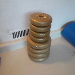 30 lb free weights/ plates 0.67/Lb