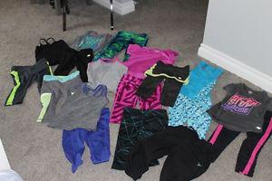 5T Girls active wear clothing - 22 items