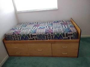 Captain single bed with storage space