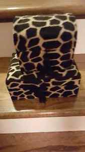 Cow print jewelry boxes