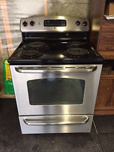 GE Stainless stove