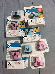HP-colour inks -8pcs. -all brand new in package =$10