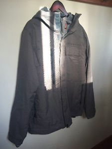 Men's sixeightsix brand grey snowboard jacket