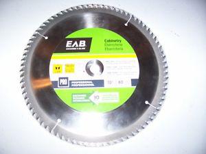 **NEW** PROFESSIONAL 10 IN, 80 TOOTH SAW BLADE.