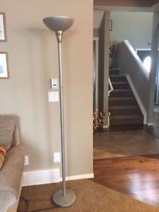Nice silver floor lamp in perfect working condition. Height