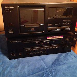 PIONEER receiver and 25 Disc CD Player