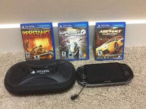 Ps vita with 3games
