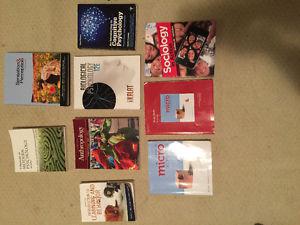 Psychology, economics, anthropology and sociology text books