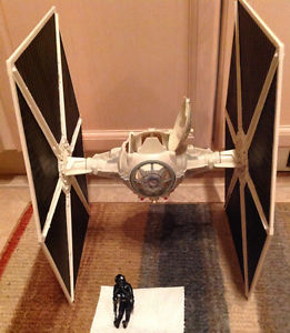 STAR WARS Tie Fighter (White) Large Panels 15" high.See Pics