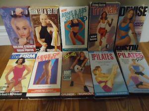 Selection of Workout VHS Videos