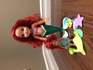Singing Ariel & mini doll