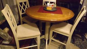 Solid Wood Cafe Table and Chair Set