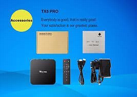 Tx5 pro Android box with h9 mini backlit wireless keyboard