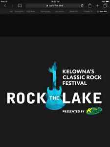 Wanted: ROCK THE LAKE VIP PACKAGE