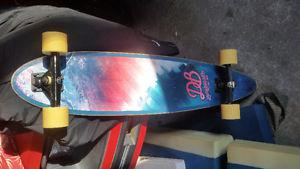 selling longboard, pintail style.