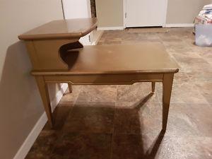  vintage end table/ telephone table
