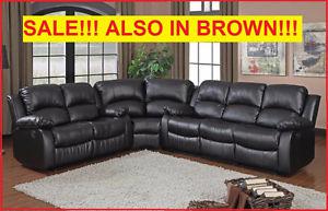 100% BONDED LEATHER SECTIONAL FOR ONLY $ @ YVONNE'S