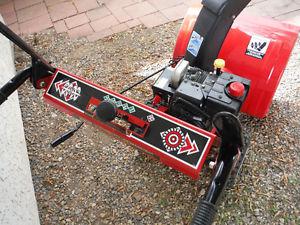 24 IN. - 5 H.P. SNOWBLOWER -- AS NEW CONDITION