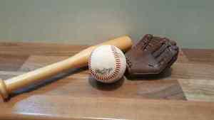 Baseball Glove & Bat