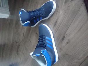 Blue Addias High top shoes for sale