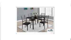 Brand NEW Black Table and 4 Chairs! Call !