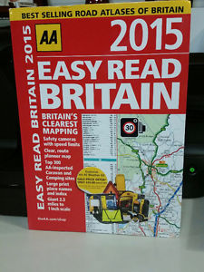 Britain Easy Read Road Map 368 pages 2.3 miles/inch