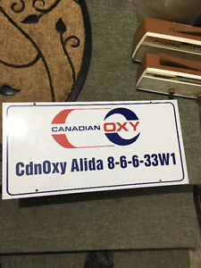 Canadian Oxy Oil Sign