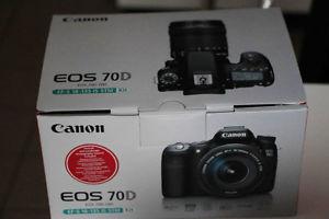 Canon 70D w/ IS STM - Brand New