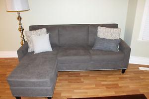 Charcoal sectional for sale