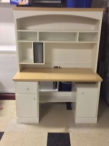 Desk with shelf