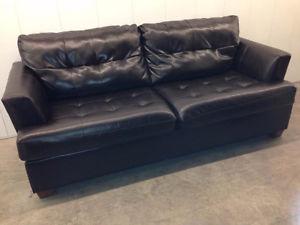 Faux leather Couch - DELIVERY