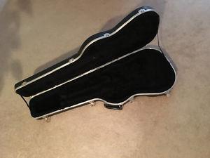 Fender form-fitted case. Red label