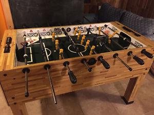 Foos ball table