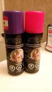 Hair color dye spray