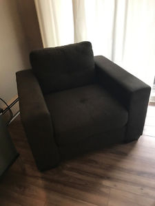 Lounge Chair, Dark Grey, Like New