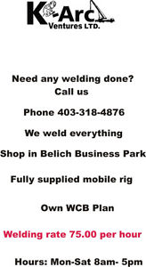 Need any welding done?