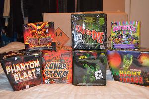Over  worth of fireworks
