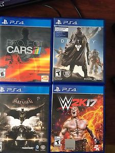 PS4 games (sale or trade)