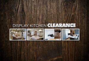 Save OVER 70% on Display Kitchen Cabinetry
