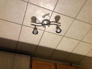 Small Pewter light fixture