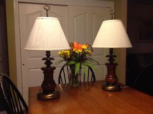Two Large Lamps