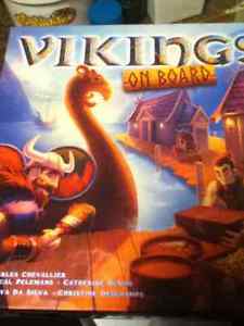 Vikings on board the board game