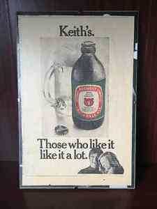 Vintage Alexander Keith's Newspaper ad from s