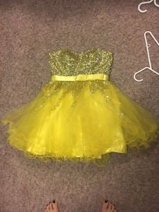 Women's yellow Alyce Paris size 2 dress