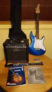 Yamaha Pacifica Electric Guitar and Amp