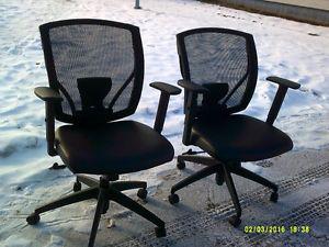 2 Office chair's $40 each (lot of good hotel furniture for