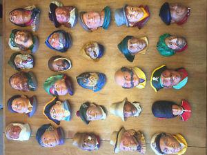 27 bosson and legend of England collectable heads